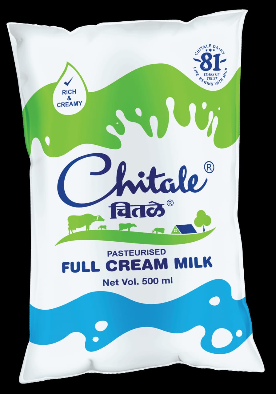 Chitale Full Cream Milk-500ML Pouch
